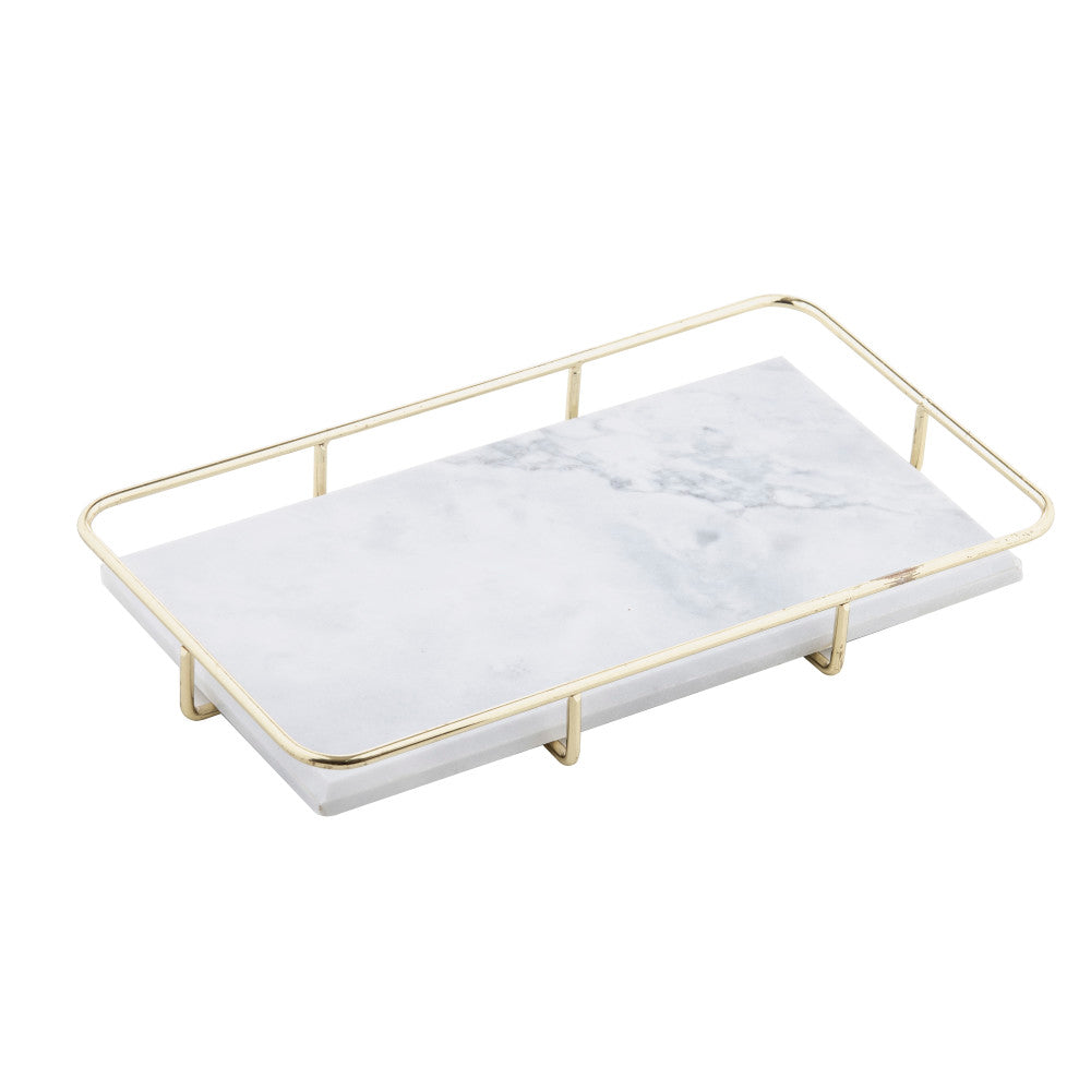 Davis & Waddell Nuvolo Tray With Gold Handles