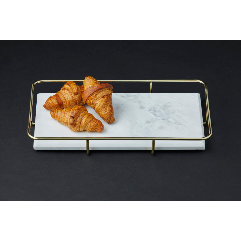 Davis & Waddell Nuvolo Tray With Gold Handles