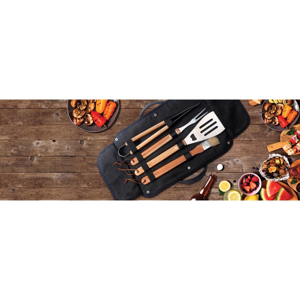 Maverick 4 Piece Bbq Tool Set With Carry Bag