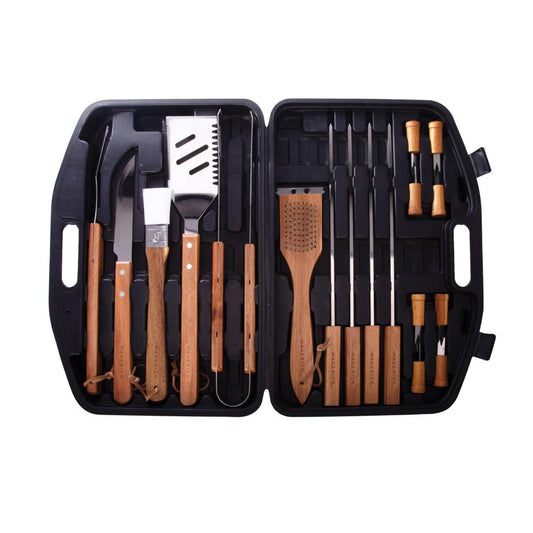 Maverick 18 Piece Bbq Tool Kit With Hard Shell Case