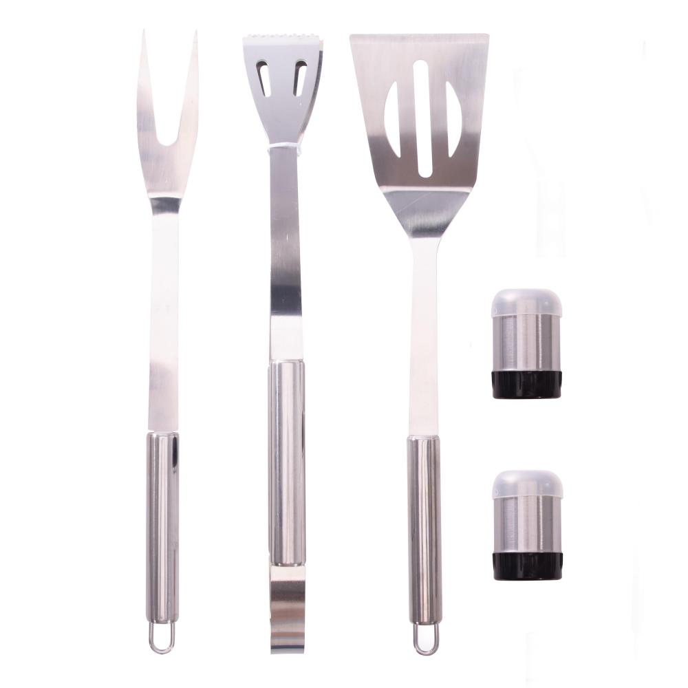 Maverick 5 Piece Stainless Steel Bbq Tool Set