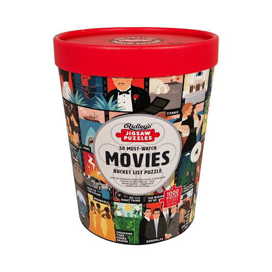 Ridleys Bucket List Puzzle:50 Must Watch Movies