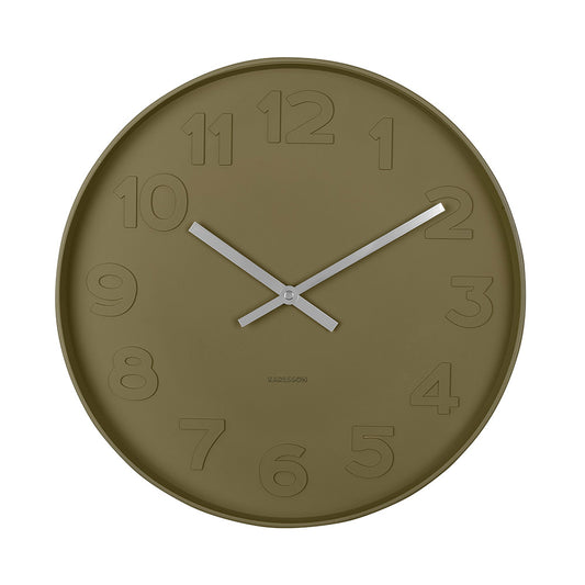 Karlsson Mr Green Wall Clock Moss green at House
