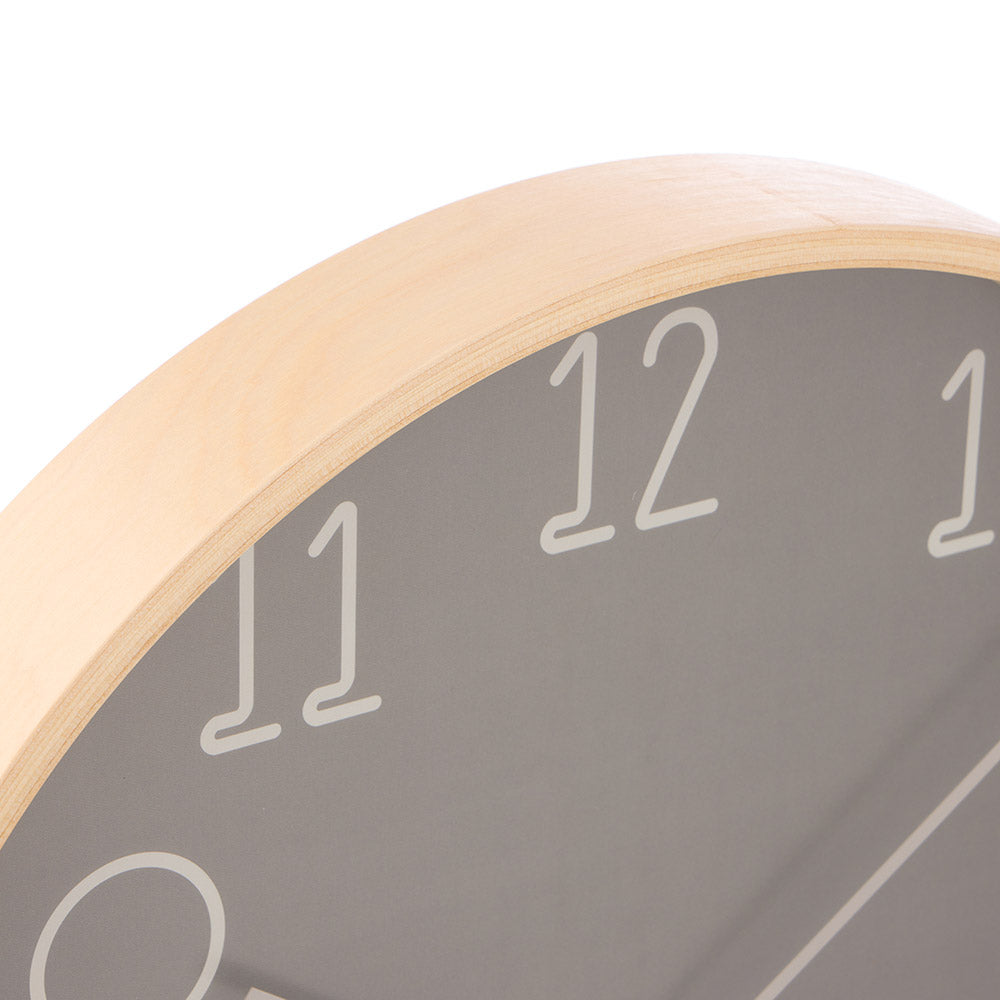 Karlsson Sencillo Wall Clock 40cm dark Grey detail shot at House