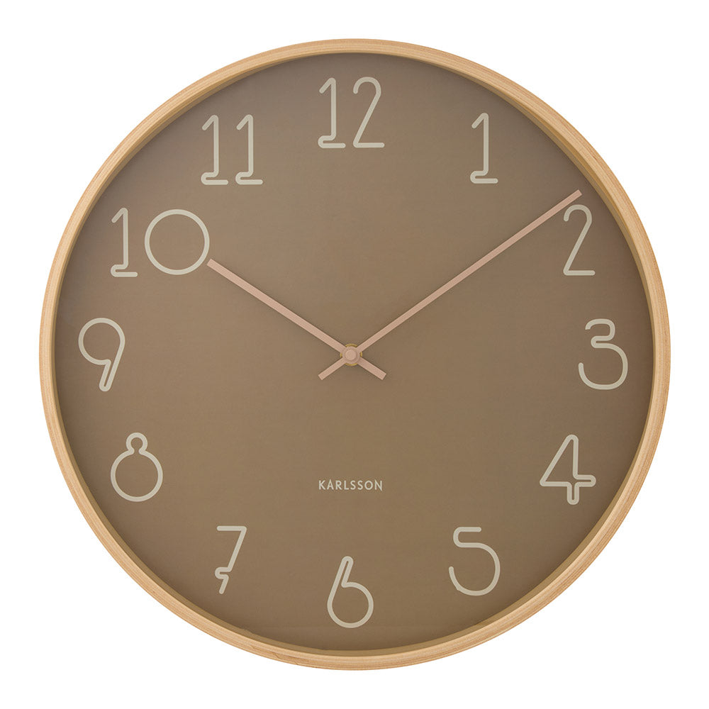 Karlsson Sencillo Wall Clock 40cm Moss Green at House