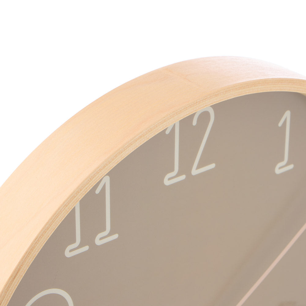 Karlsson Sencillo Wall Clock 40cm Moss Green detail shot at House