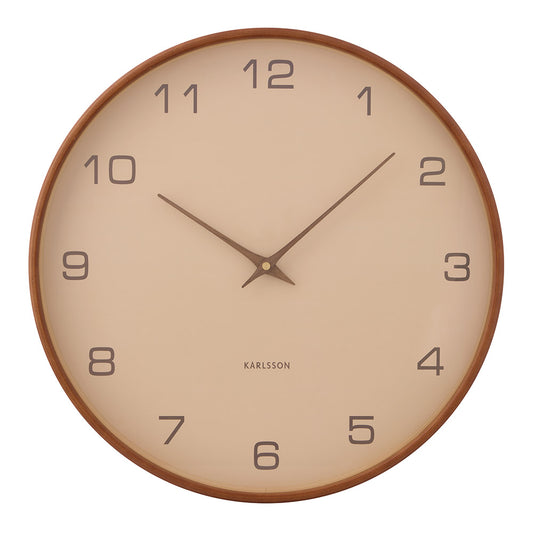 Karlsson Acento Wall Clock 40cm Sand brown at House