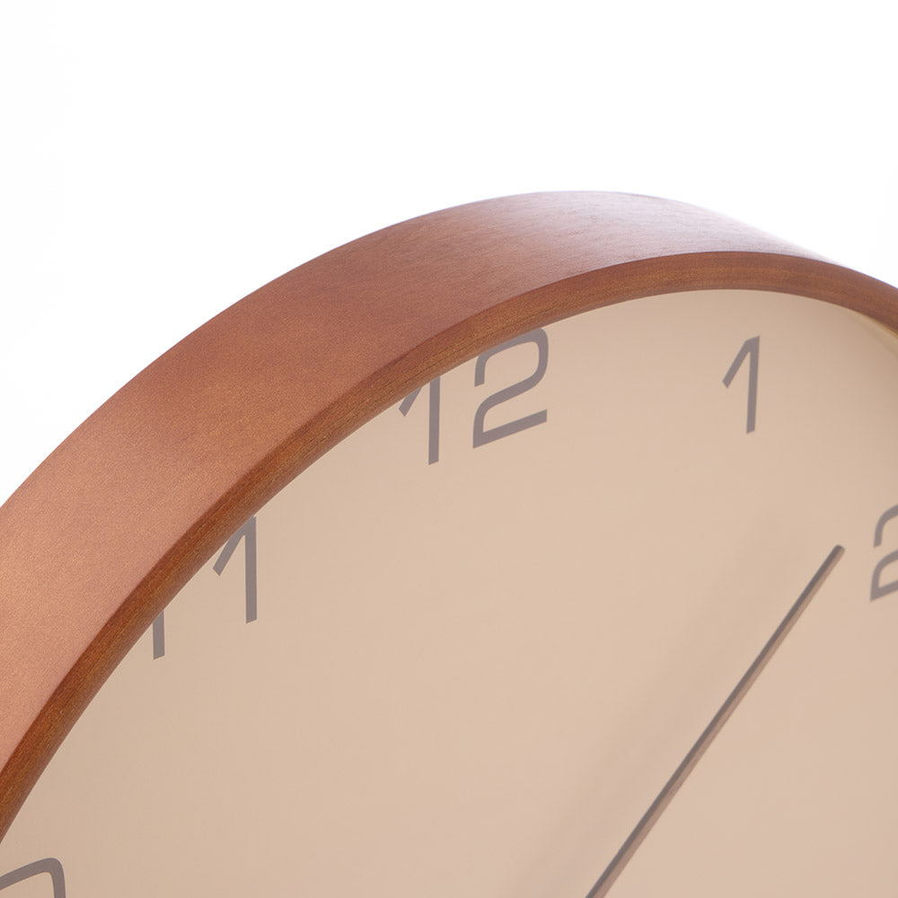 Karlsson Acento Wall Clock 40cm Sand brown detail image at House