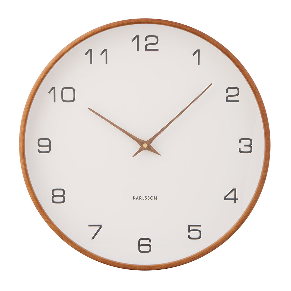Karlsson Acento Wall Clock 40cm White at House