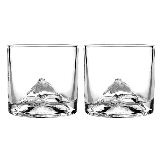 Liiton Set of 2 Fuji Glasses