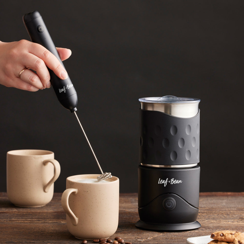 Leaf & Bean 2 in 1 Handheld Rechargeable Milk Frother