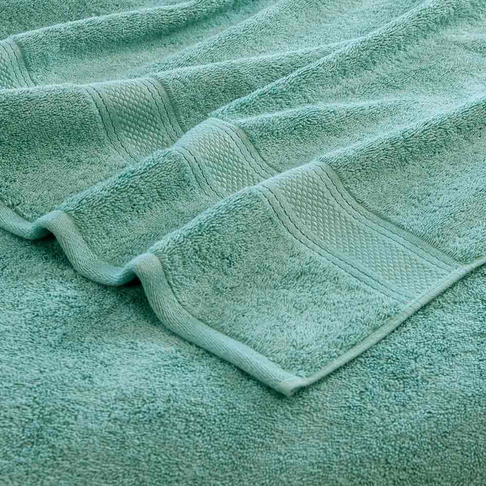 Algodon St Regis Bath Towels at House. Detail shot of towel material