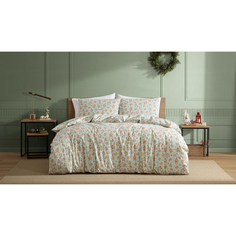 Ardor Gingerbread Man Quilt Cover Set