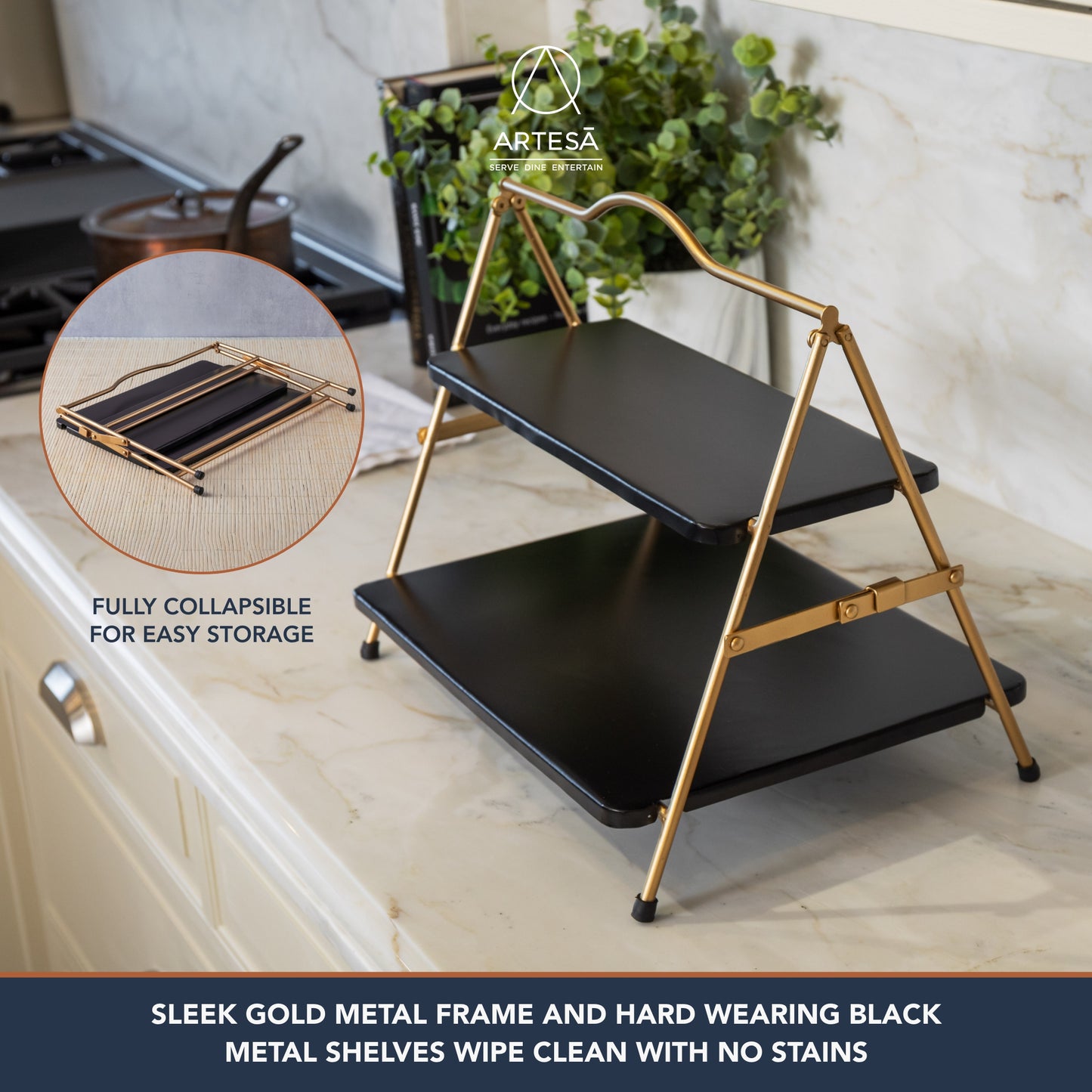 Artesa Two Tier Serving Stand