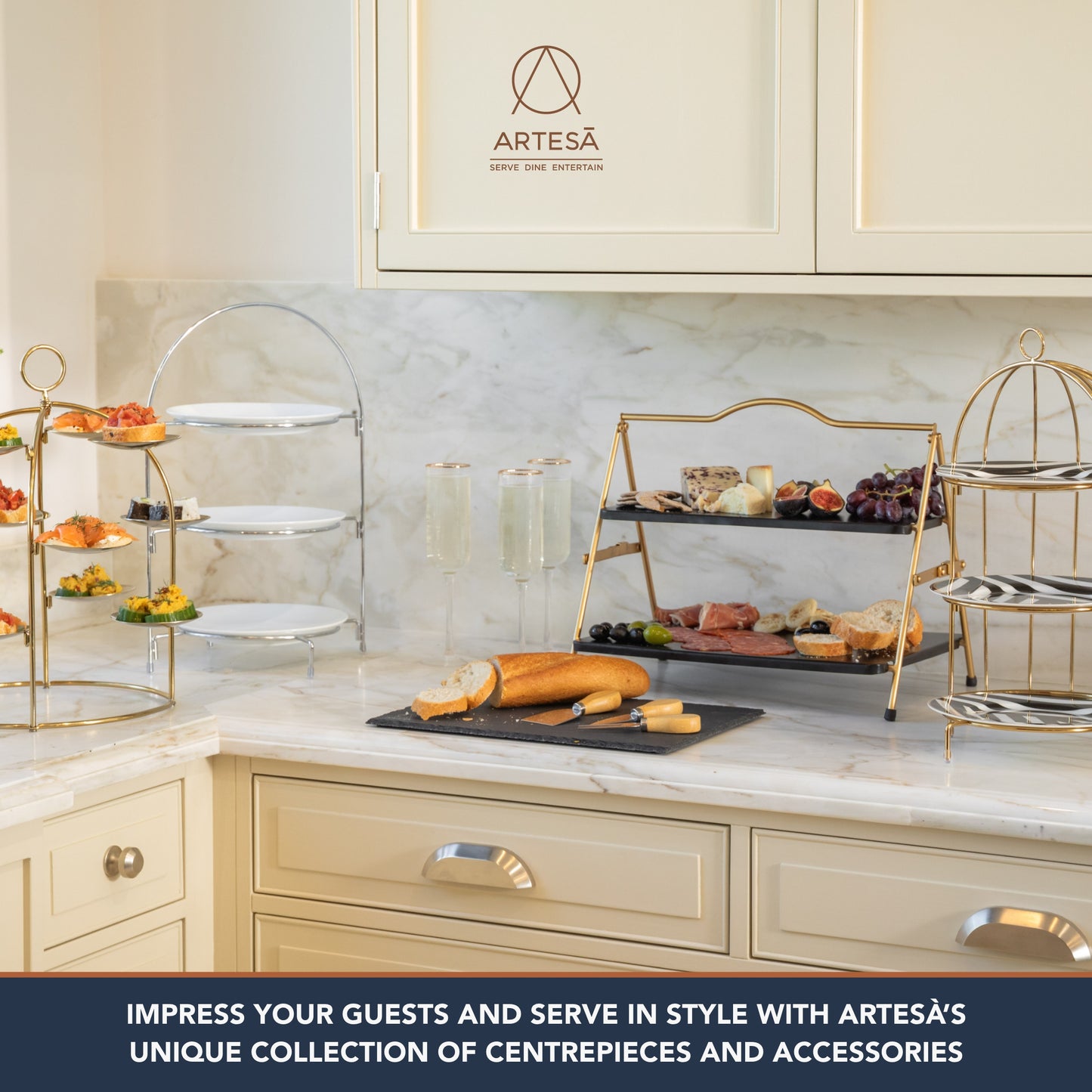 Artesa Two Tier Serving Stand