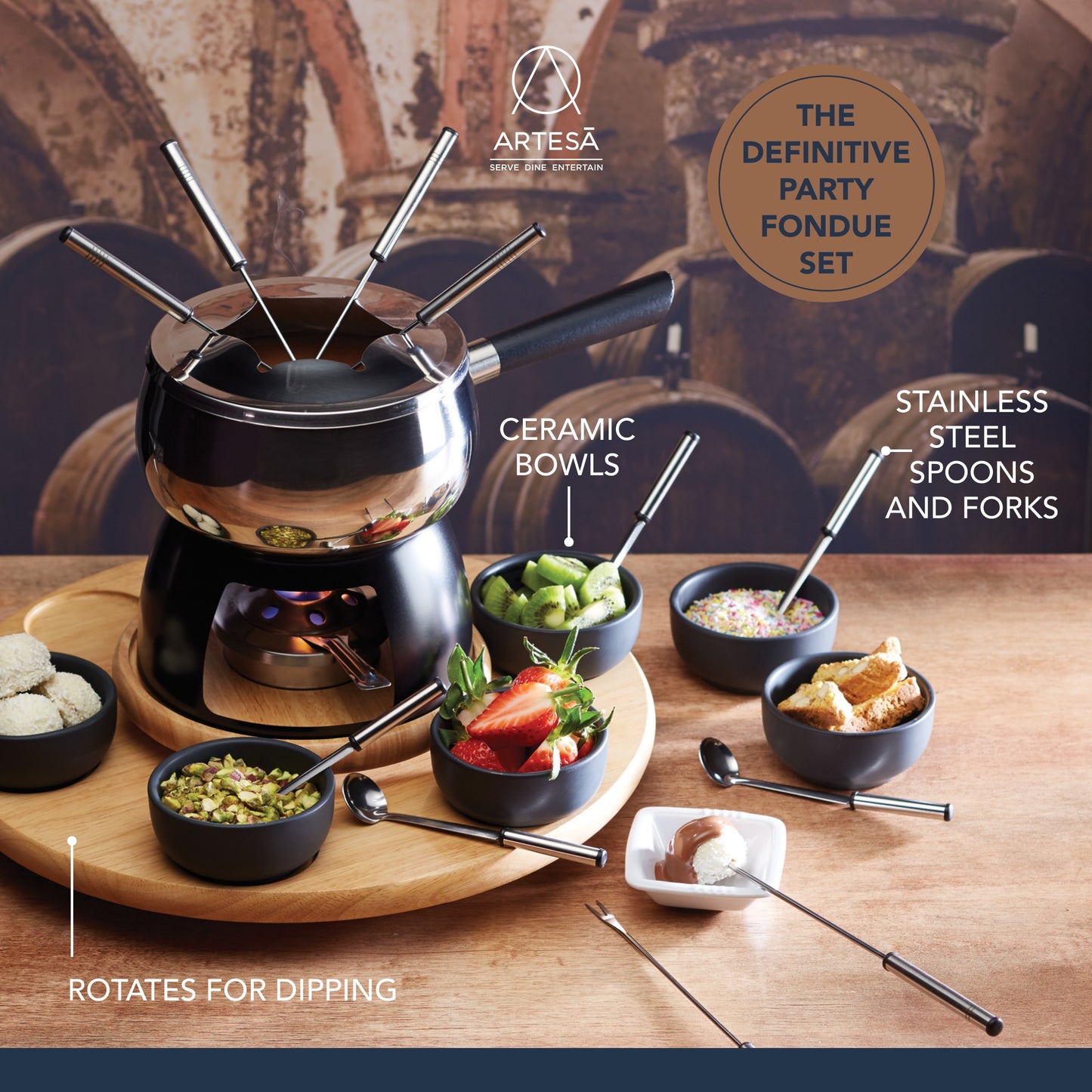 Artesa Party Fondue Set