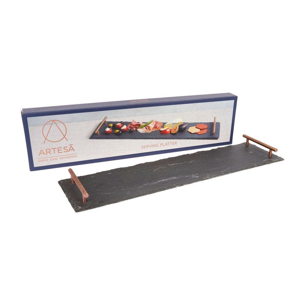 Artesa Slate Serving Platter With Handles