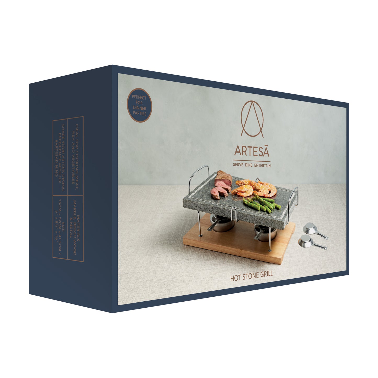 Artesa Marble Hot Stone Grill Set