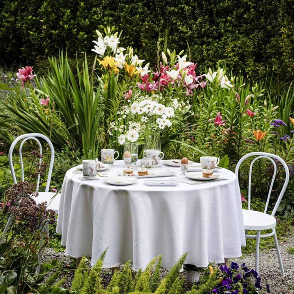 Easter dining experience in a garden -Ashdene Sweet Meadows Collection at House