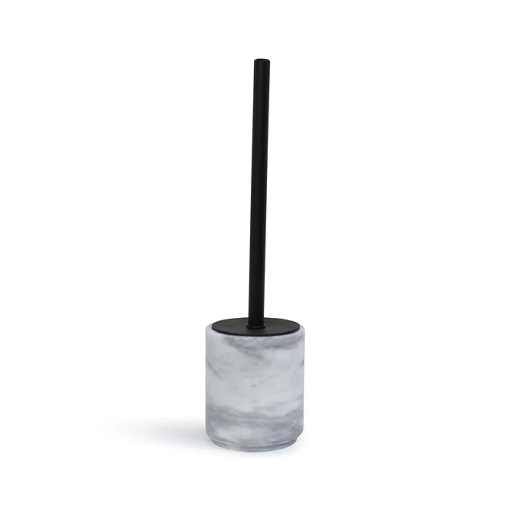 Salt & Pepper Apollo Toilet Brush Holder Marble