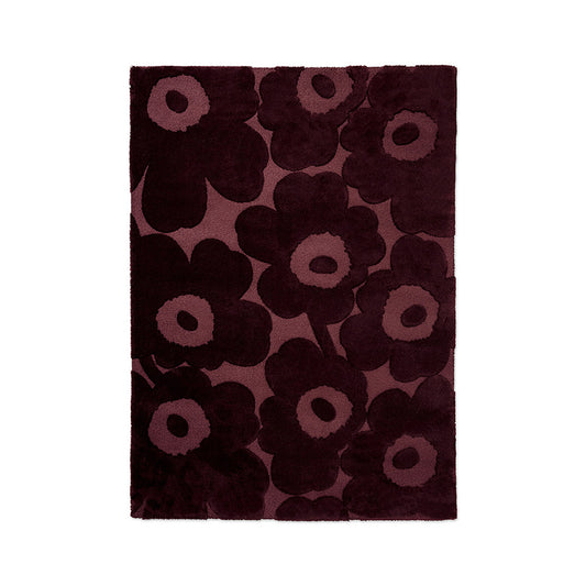 Marimekko Unikko Rug Burgundy