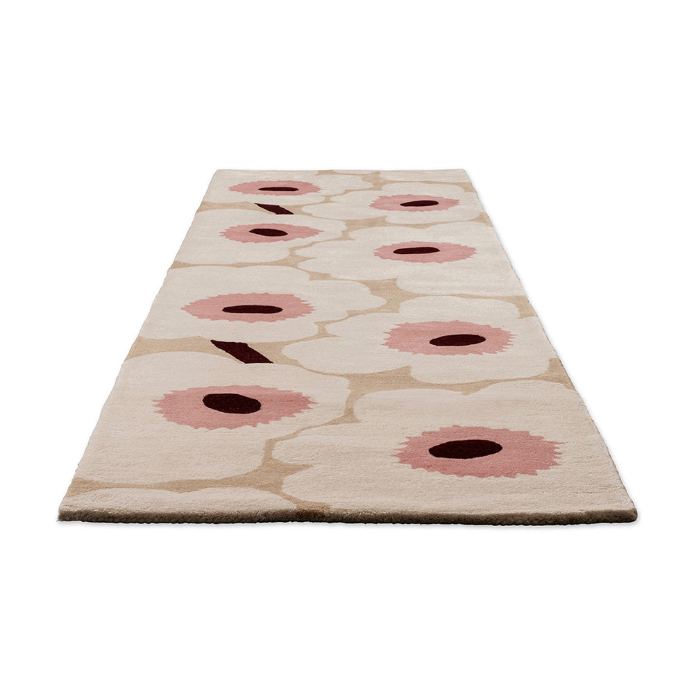 Marimekko Unikko Rug Beige Pink