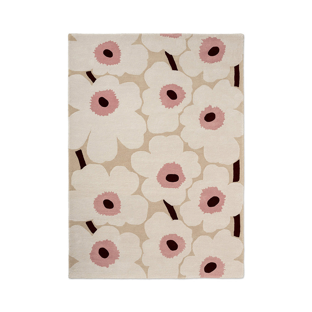 Marimekko Unikko Rug Beige Pink