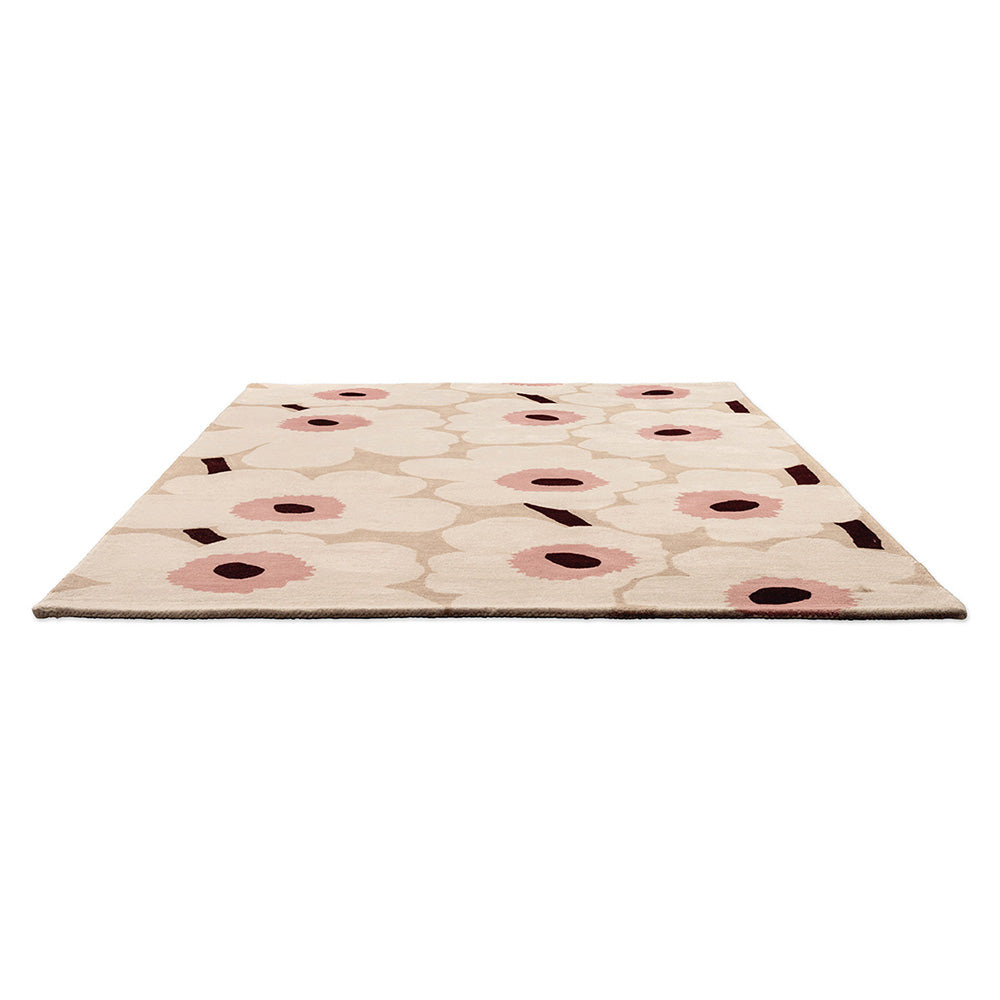 Marimekko Unikko Rug Beige Pink