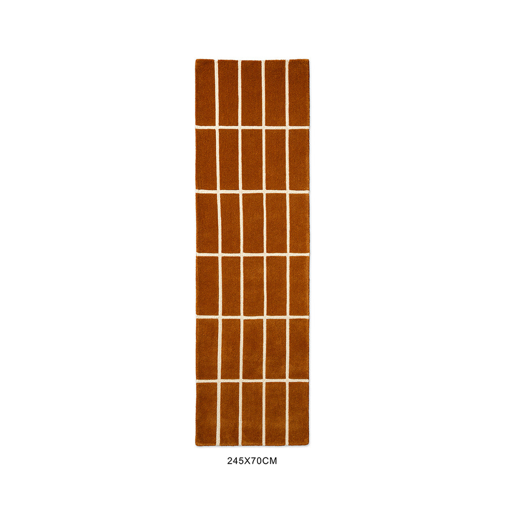 Marimekko Tiiliskivi Rug Brown