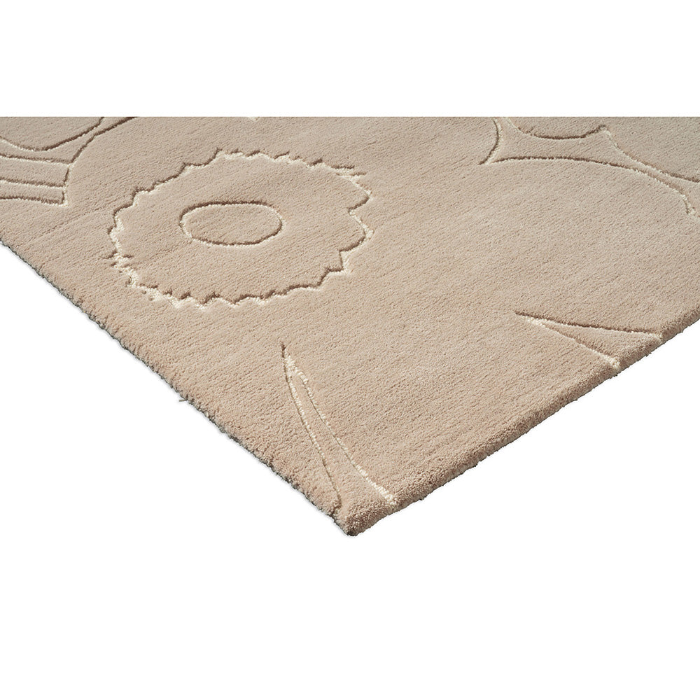 Marimekko Piirto Unikko Rug Greige