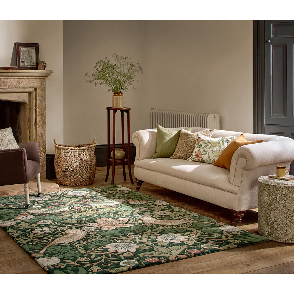 Morris & Co Strawberry Thief Rug