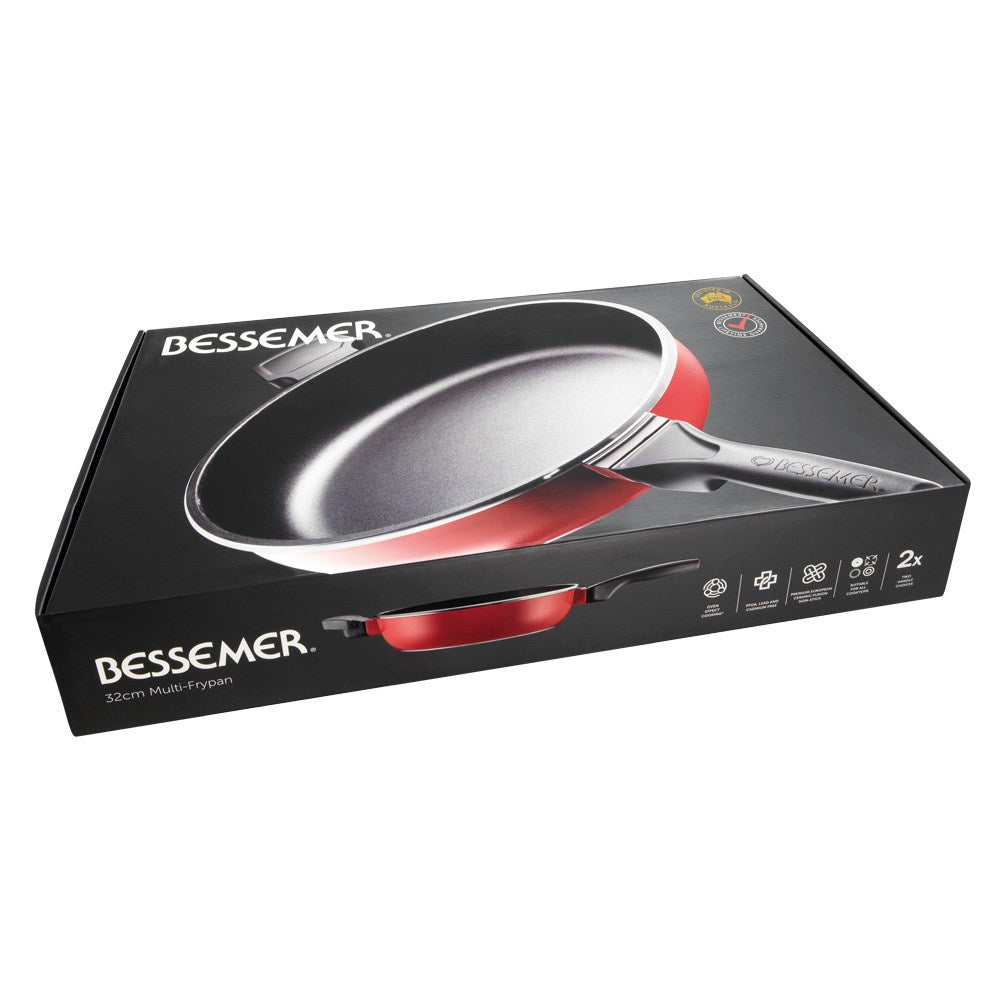 Bessemer Non Stick Multi Fry Pan 32cm