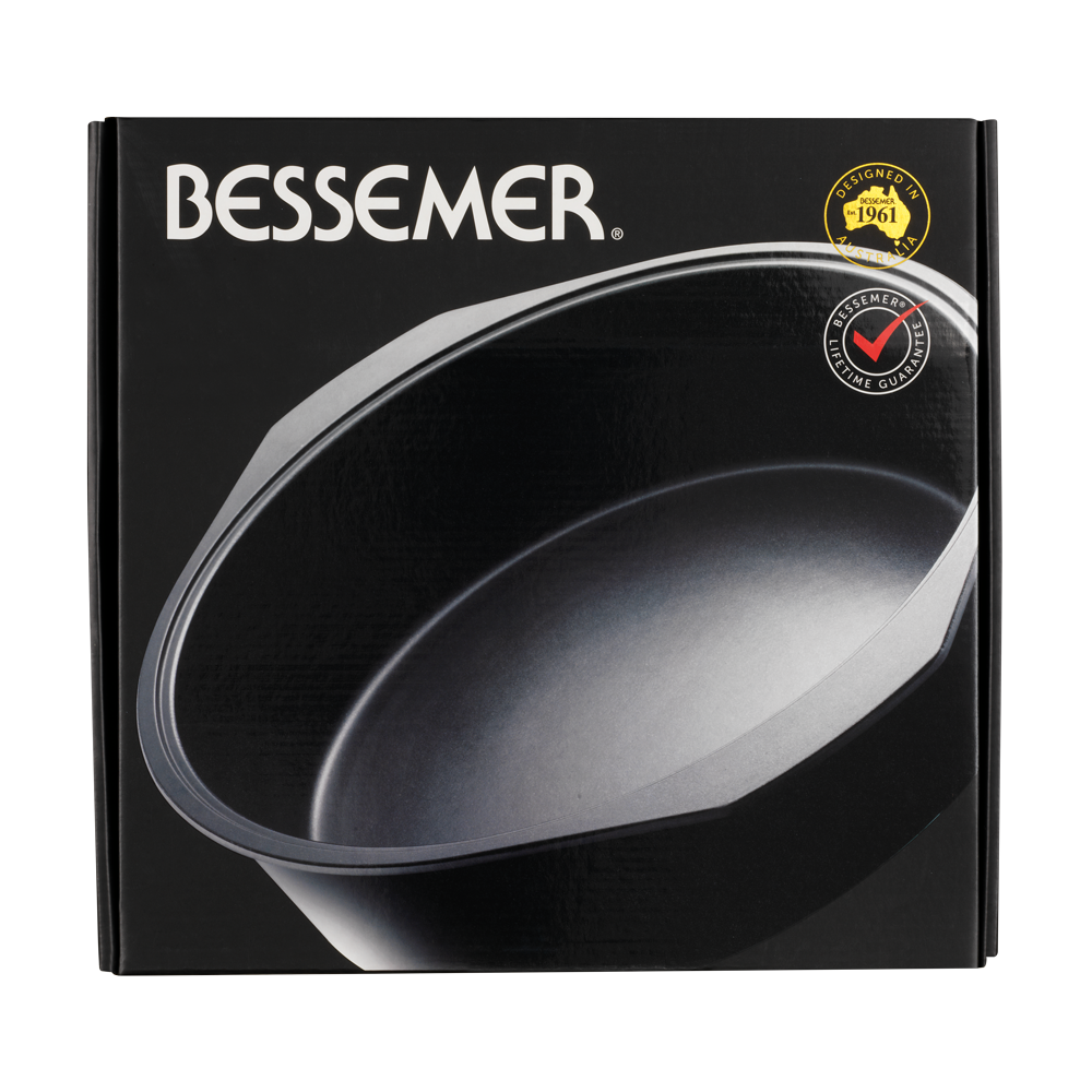 Bessemer Non Stick Dutch Oven 32cm Black