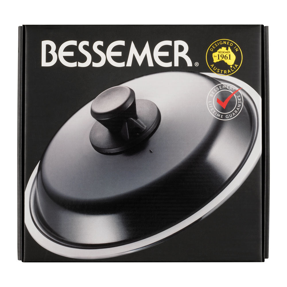 Bessemer Universal Lid 24cm Black