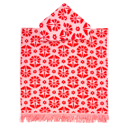 Bambury Flora Kids Poncho Poppy