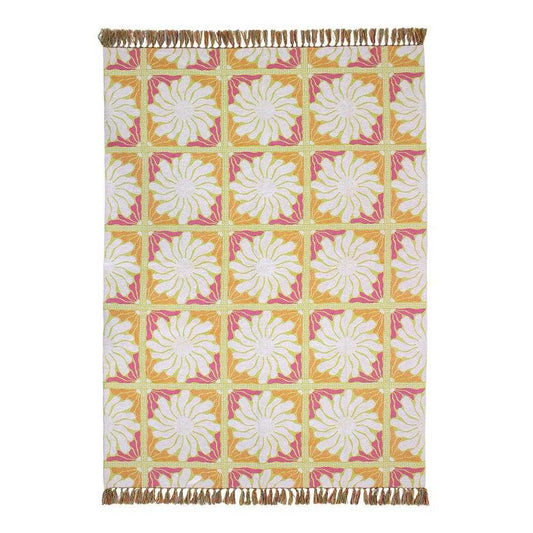 Bambury Zinnia Throw Sorbet