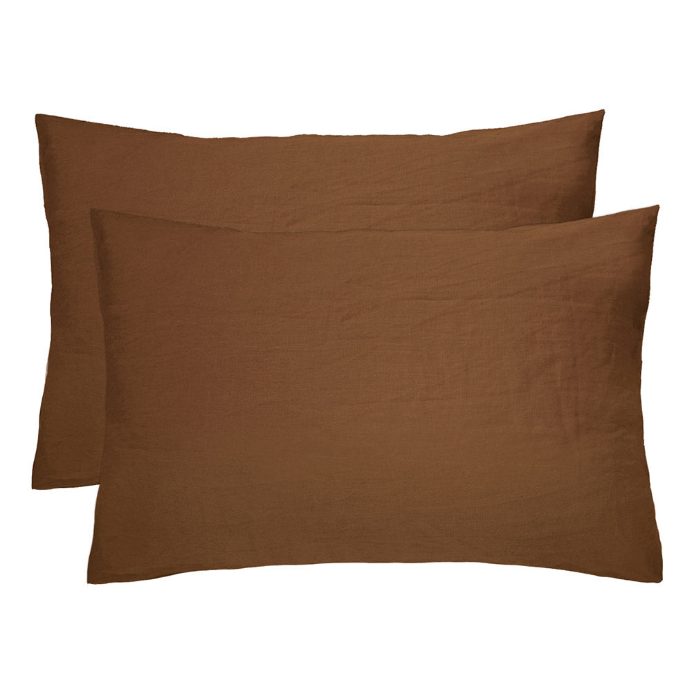 Bambury French Flax Linen Sheet Set Hazel - House