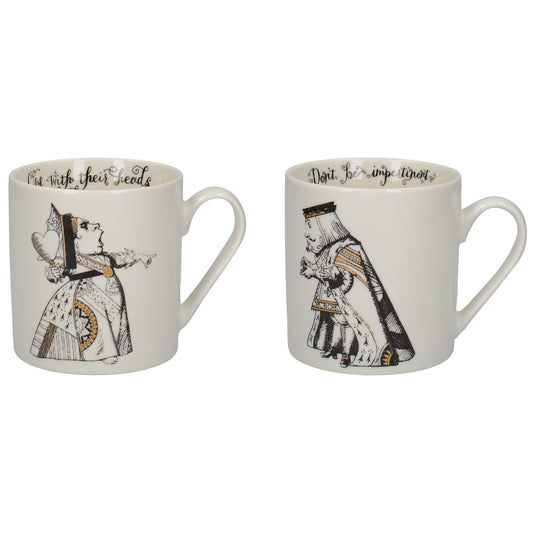 Mikasa x V&A Alice in Wonderland Set of 2 His & Hers Mugs 350ml