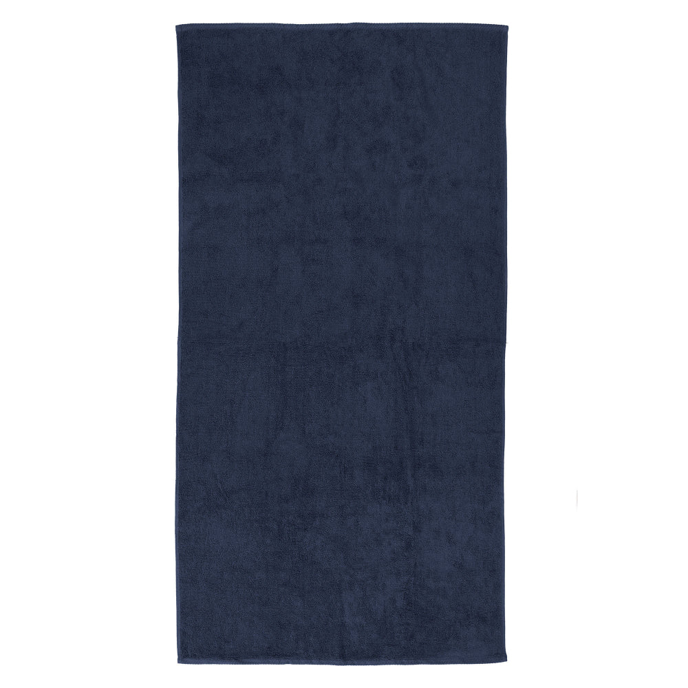 The Bambury Chateau bath sheet in Navy.
