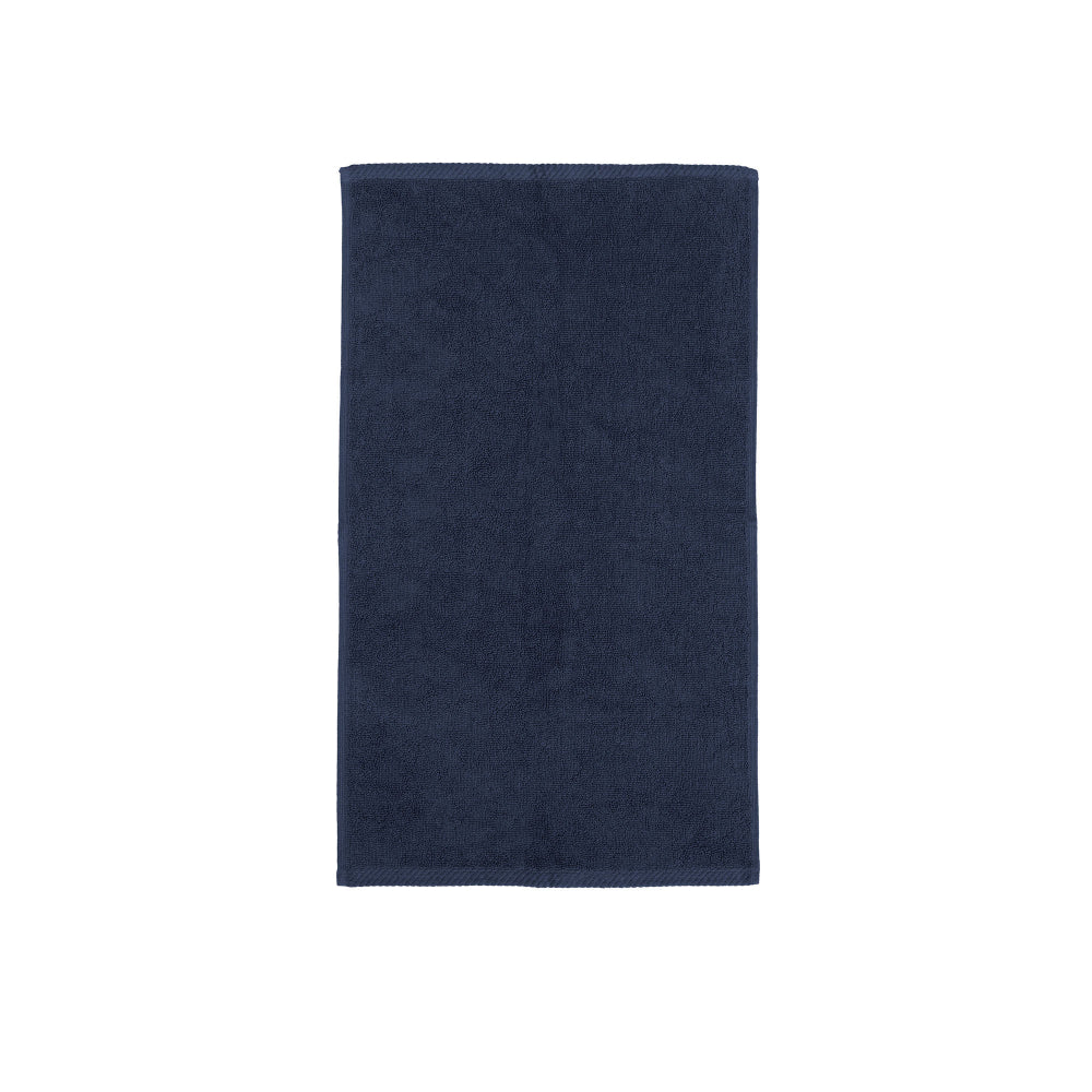 The Bambury Chateau hand towel in navy.