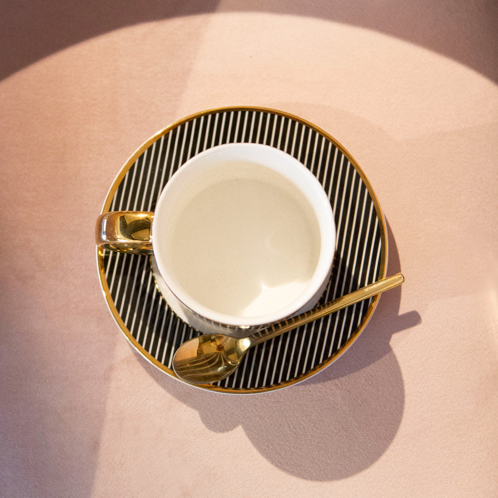 Cristina Re Pinstripe Teacup & Saucer