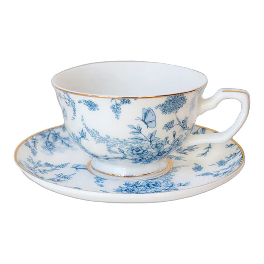 Cristina Re French Toile Teacup & Saucer