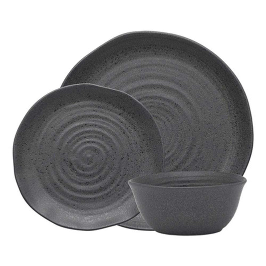 Ecology Ottawa 12 Piece Dinner Set in Stone Grey at House