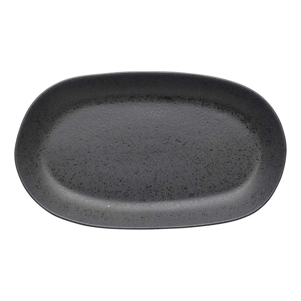 Ecology Ottawa Shallow Oval Bowl 36 x 21cm Stone Grey at House