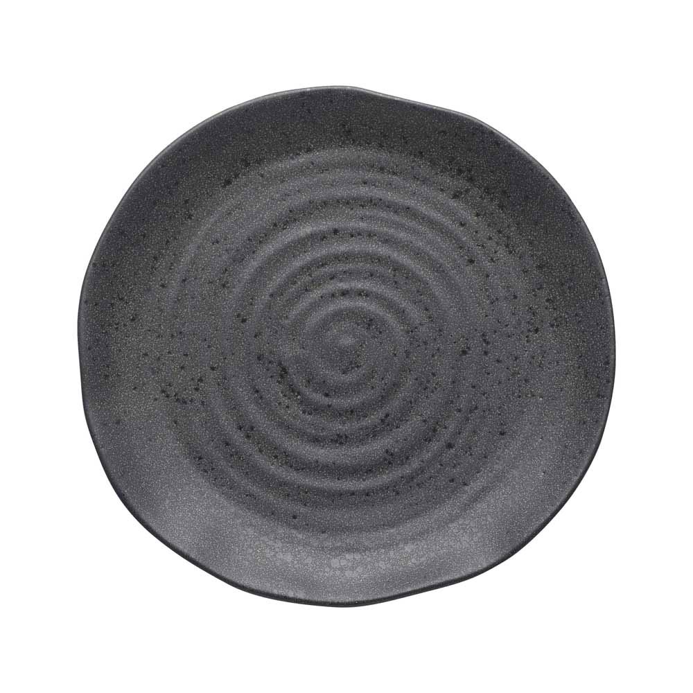 Ecology Ottawa 4 Piece Dinner Set in Stone Grey with dinner plate at House