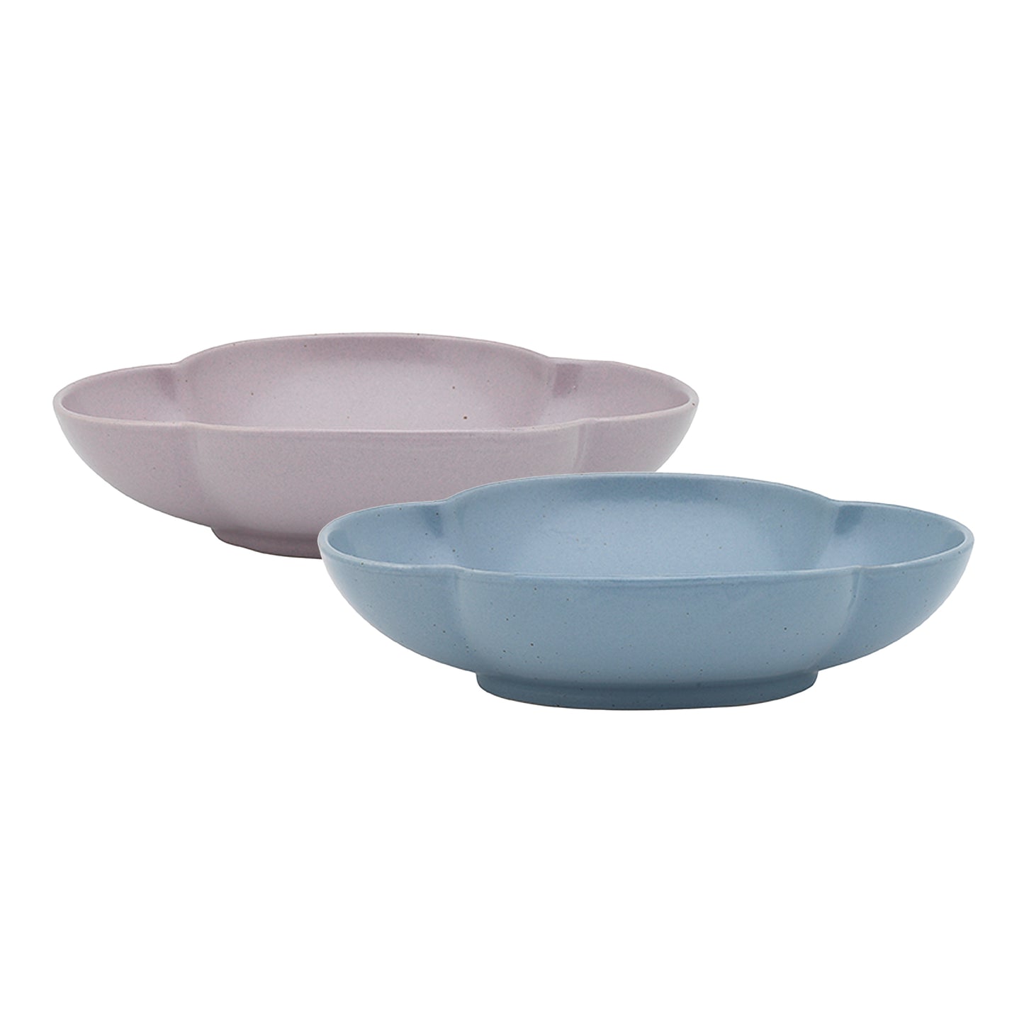 Ecology Bloom Set of 2 Oval Dip Bowls 12x16cm