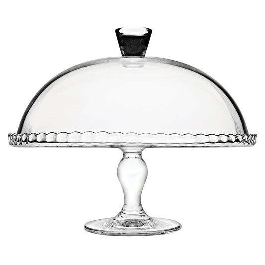 Pasabahce Patisserie Cake Stand with Dome 32cm