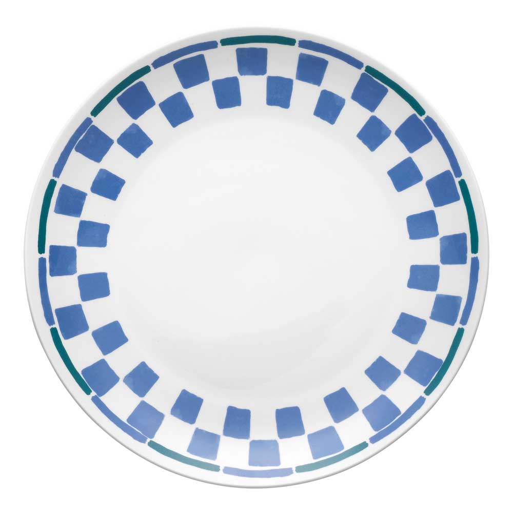 Porto Valentina 12 Piece Dinnerset Multicoloured with Dinner plates at House