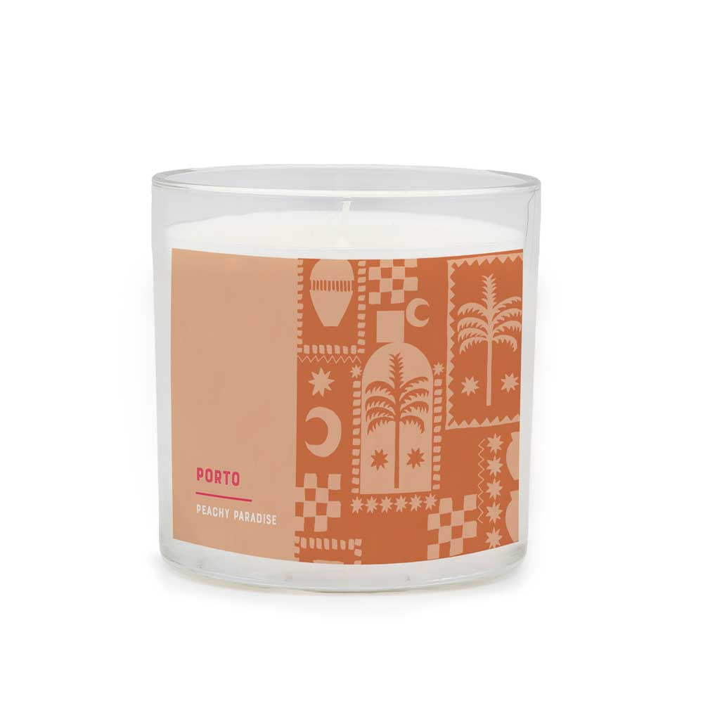 Porto Illumina Candle 425g Peachy Paradise at House