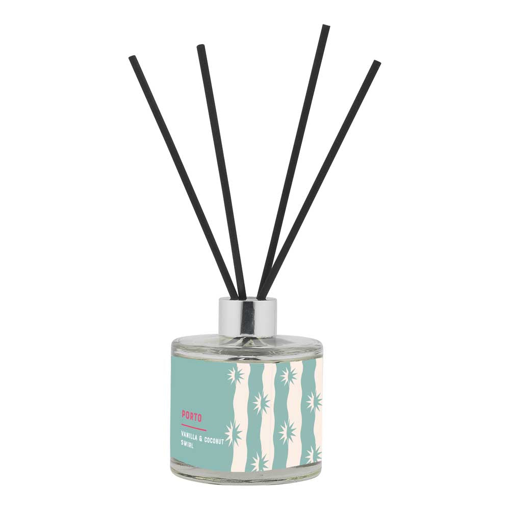 Porto Illumina Reed Diffuser 200ml Vanilla and Coconut Swirl at House